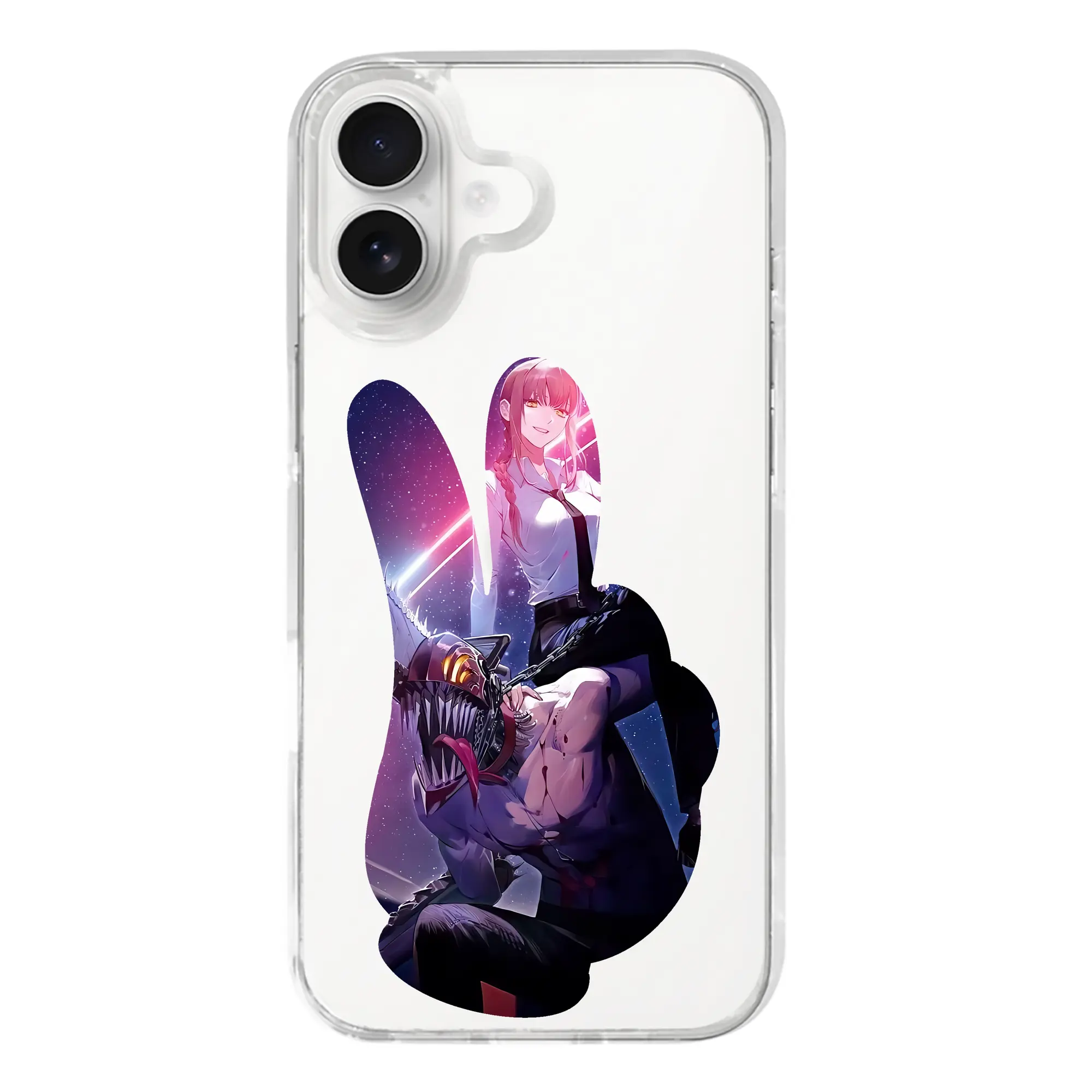 チェンソーマン グッズ,デンジ - iPhone 17シリーズ 透明スマホケース – 薄型・耐衝撃・精密フィット保護カバー